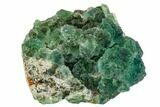 Stepped Green Fluorite Crystal Cluster - Fluorescent #112620-1
